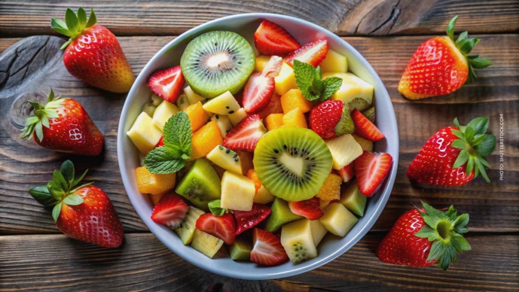 doktorfy-essen-abnehmen-gewicht-obstteller-obst-kiwi-erdbeere-mix