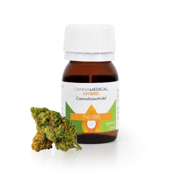 Extrakt 25% THC, 25% CBD, 25 ml: Cannamedical