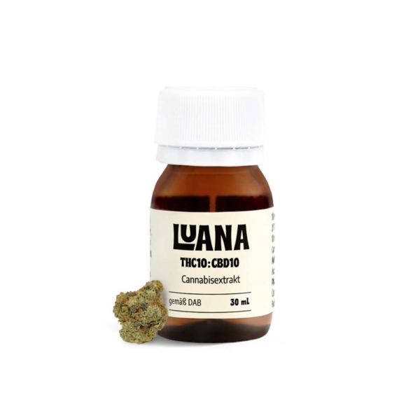 Extrakt 10% THC, 10% CBD, 30ml: Luana